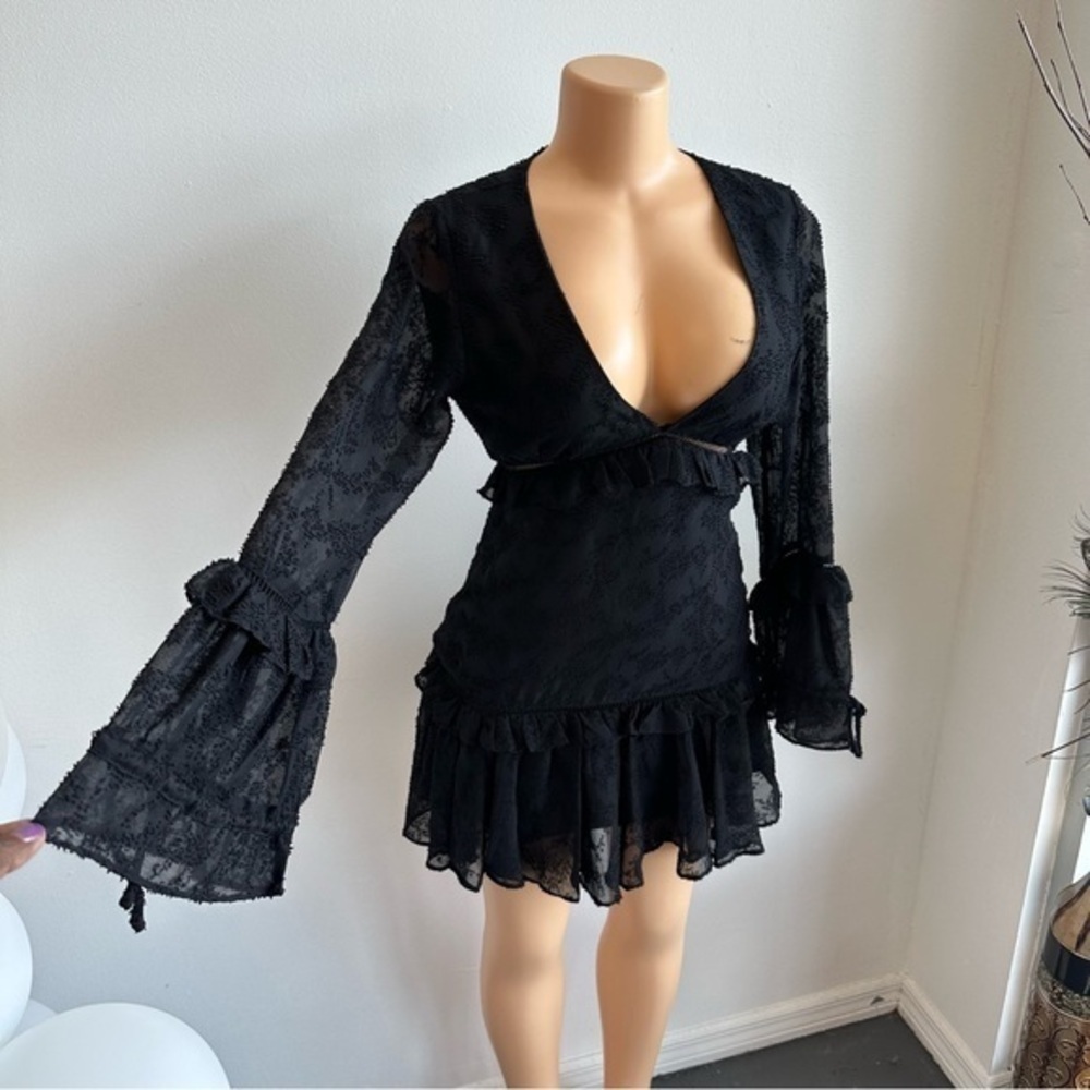 Franco boho long sleeve dress S